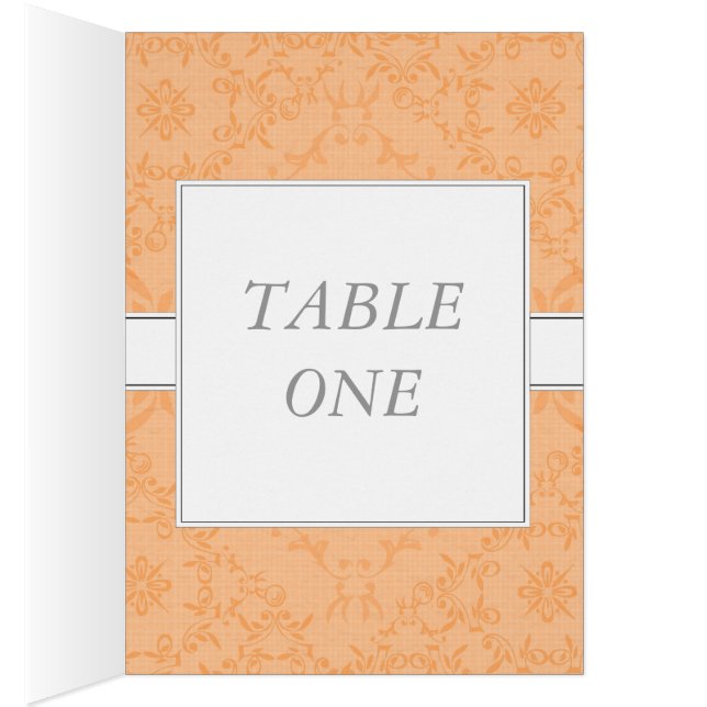 Tarjetas de mesa de recepción de boda y tarjetas d (Interior (Derecha))