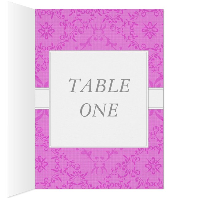 Tarjetas de mesa de recepción de boda y tarjetas d (Interior (Derecha))