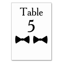 Tarjetas de mesa "Doble amarre"