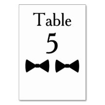 Tarjetas de mesa "Doble amarre"