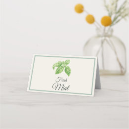 Tarjetas de mesa para bar de Mimosa de menta fresc