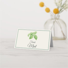 Tarjetas de mesa para bar de Mimosa de menta fresc