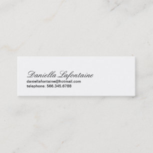 Tarjetas de Mini-Llamada con clase