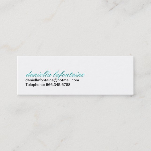 Tarjetas de Mini-Llamada retras (Anverso)