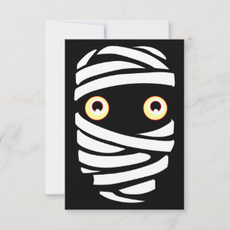 Tarjetas de momia Personalizado Halloween Invitaci