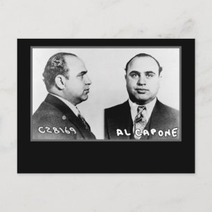 Tarjetas de Mugshot y postales de Al Capone