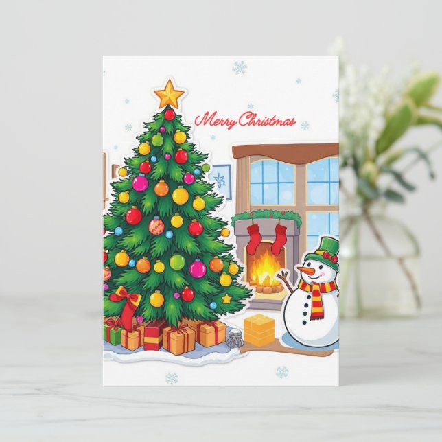 Tarjetas de Navidad (Anverso de pie)