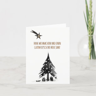 Tarjetas de Navidad alemanas mínimas