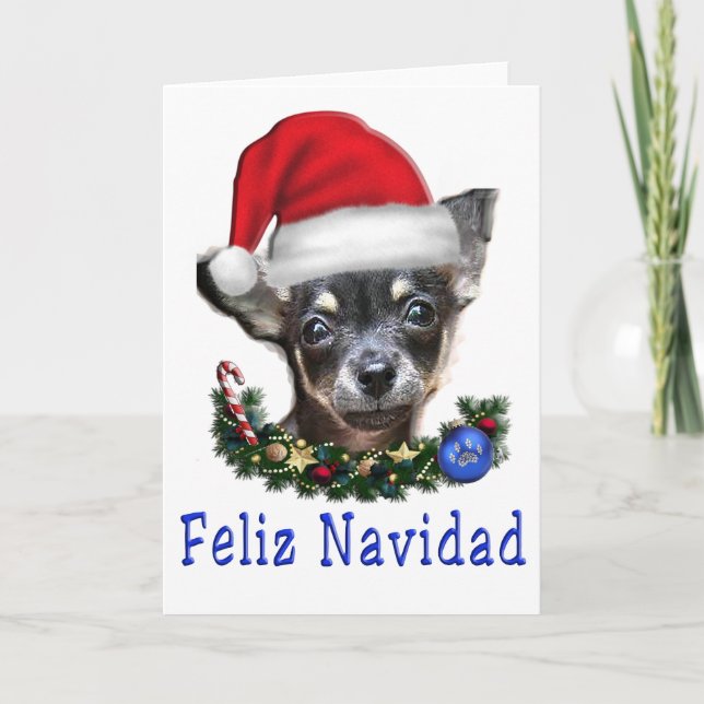 tarjetas de navidad animal (Anverso)