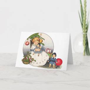 Tarjetas de Navidad antiguas fáciles de personaliz