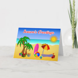 Tarjetas de Navidad australianas de la escena
