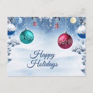 Tarjetas de Navidad Bolas de Navidad Tarjeta de Cu