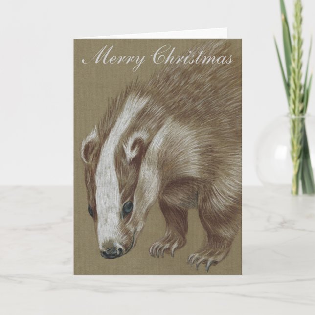 Tarjetas de Navidad británicas de la fauna del (Anverso)