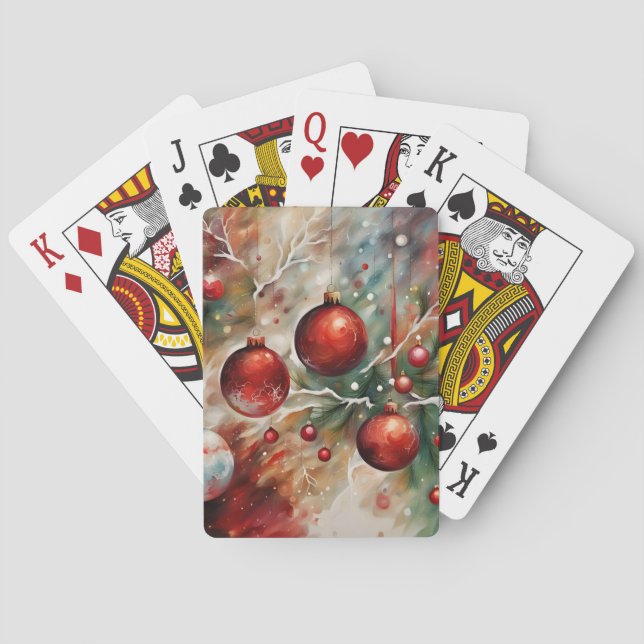 Tarjetas de Navidad | Cartas de Poker  (Reverso)