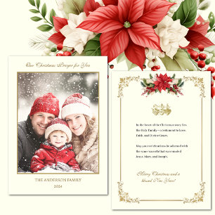Tarjetas de Navidad católicas con foto de Jesús, M