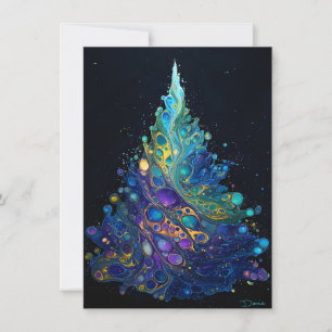 Tarjetas de Navidad Coloridas Únicas