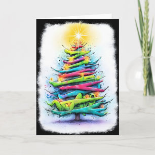 Tarjetas de Navidad Coloridas Únicas