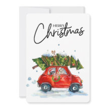 Tarjetas de navidad con árbol