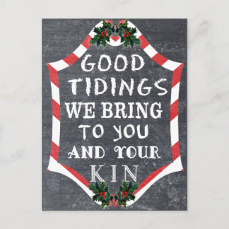 Tarjetas de Navidad con estilo Chalkboard