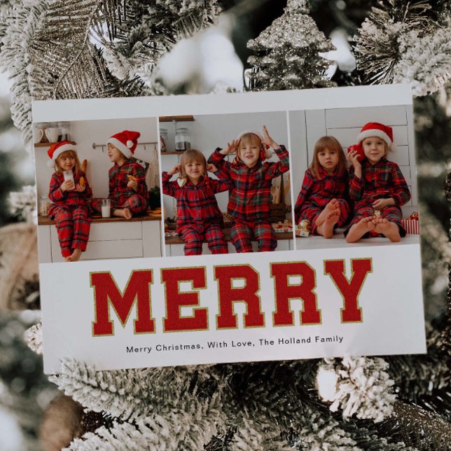 Tarjetas de Navidad con foto de carta de parche al (Subido por el creador)