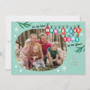 Tarjetas de Navidad con Fotos Retro de los 50 Vint