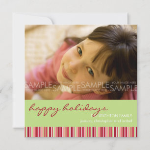 Tarjetas de Navidad con rayas de Amarilis :: Foto 