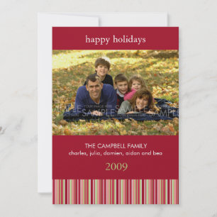 Tarjetas de Navidad con rayas de Amarilis :: Foto 