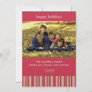 Tarjetas de Navidad con rayas de Amarilis :: Foto 