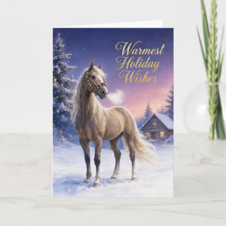 Tarjetas de Navidad con tema ecuestre