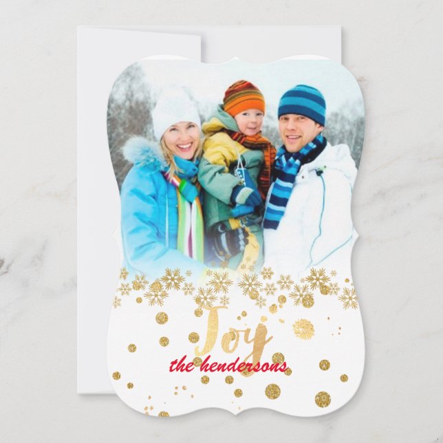 Tarjetas de Navidad / copos de nieve de PixDezines (Anverso)