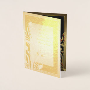 Tarjetas de Navidad cristianas con hoja de acebo d