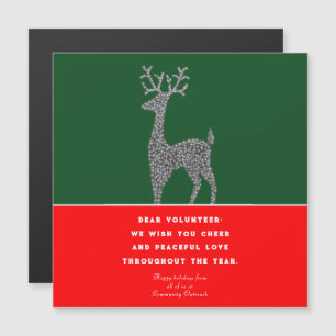 Tarjetas de Navidad de Agradecimiento a Voluntario
