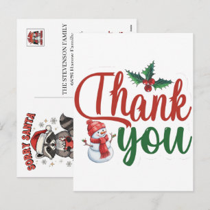 Tarjetas de Navidad de agradecimiento por su negoc