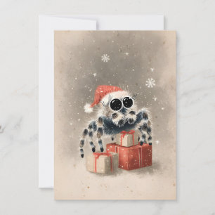 Tarjetas de Navidad de Araña Saltarina Dulce