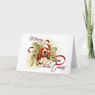 Tarjetas de Navidad de Basset Hound