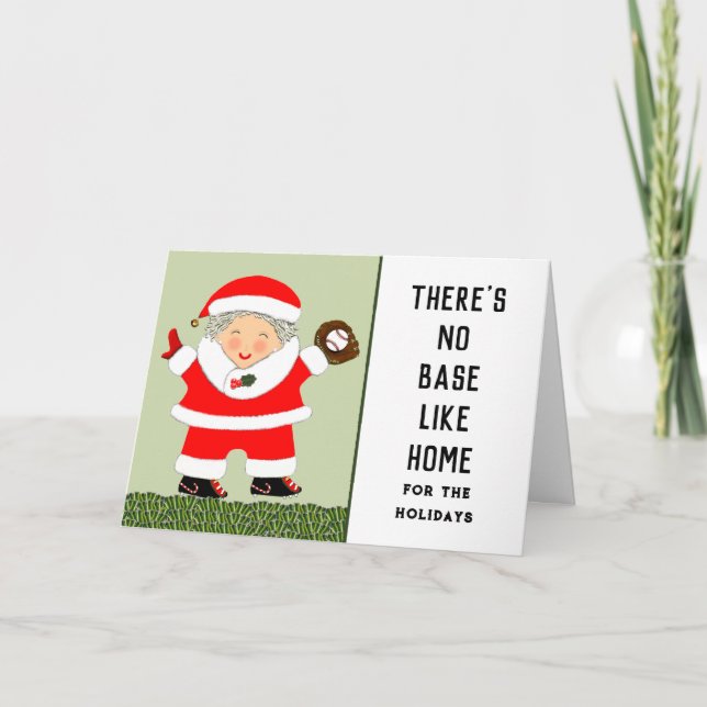 Tarjetas de Navidad de béisbol (Anverso)