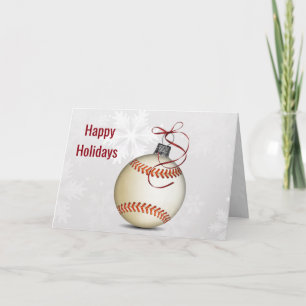 tarjetas de Navidad de béisbol