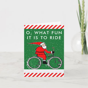 tarjetas de Navidad de bicicleta