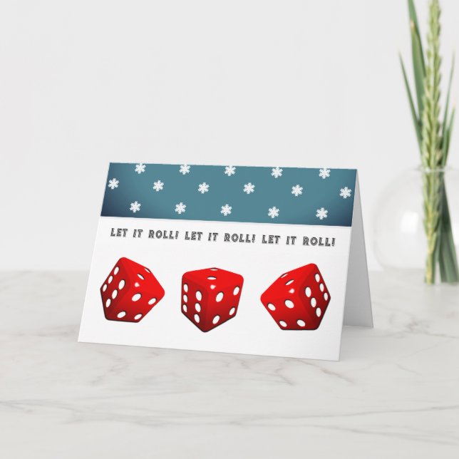 Tarjetas de Navidad de Bunco (Anverso)