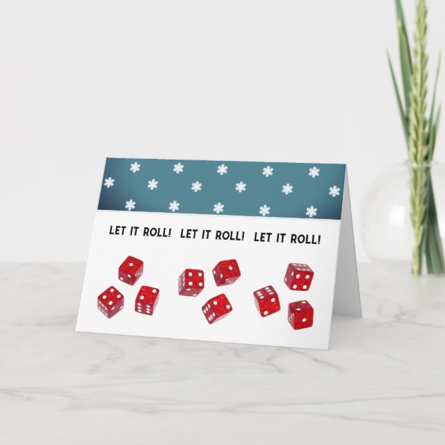Tarjetas de Navidad de Bunco (Anverso)