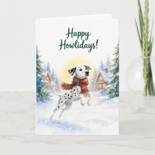 Tarjetas de Navidad de Dálmata