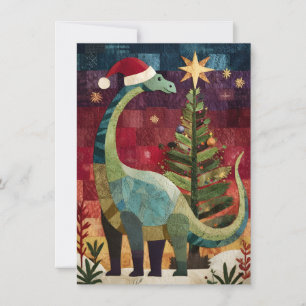 Tarjetas de Navidad de Dinosaurios Únicas