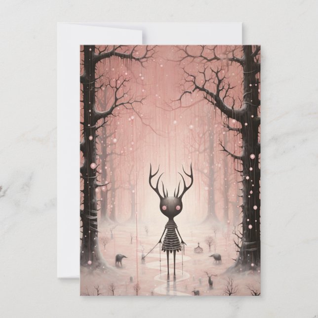 Tarjetas de Navidad de Fenómenos de Circo (Anverso)
