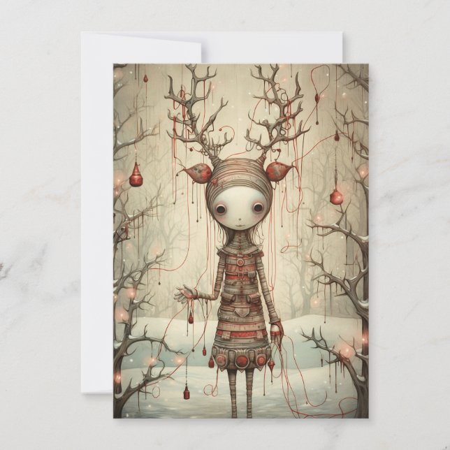 Tarjetas de Navidad de Fenómenos de Circo (Anverso)