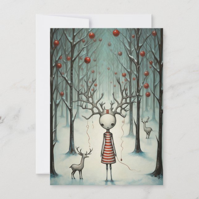 Tarjetas de Navidad de Fenómenos de Feria (Anverso)