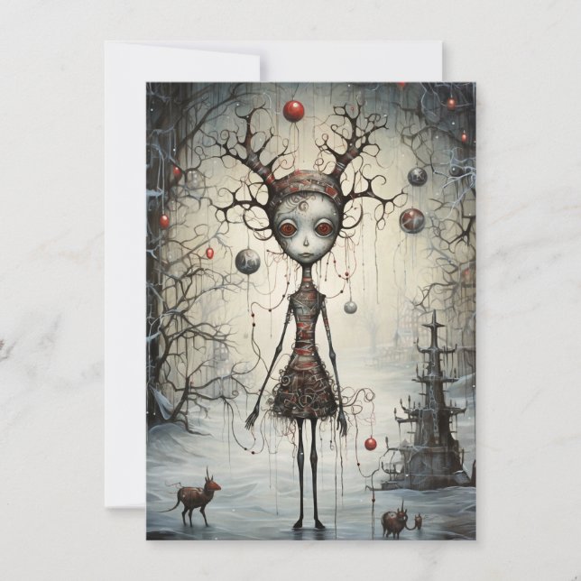 Tarjetas de Navidad de Fenómenos de Feria (Anverso)