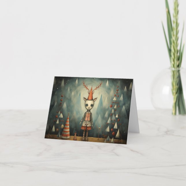 Tarjetas de Navidad de Fenómenos de Feria (Anverso)