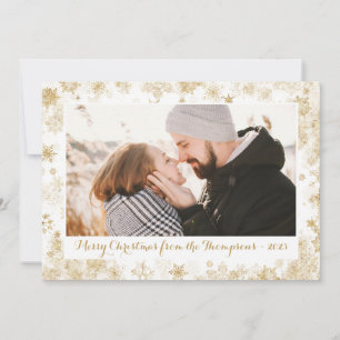 Tarjetas de Navidad de fotos de la frontera del co