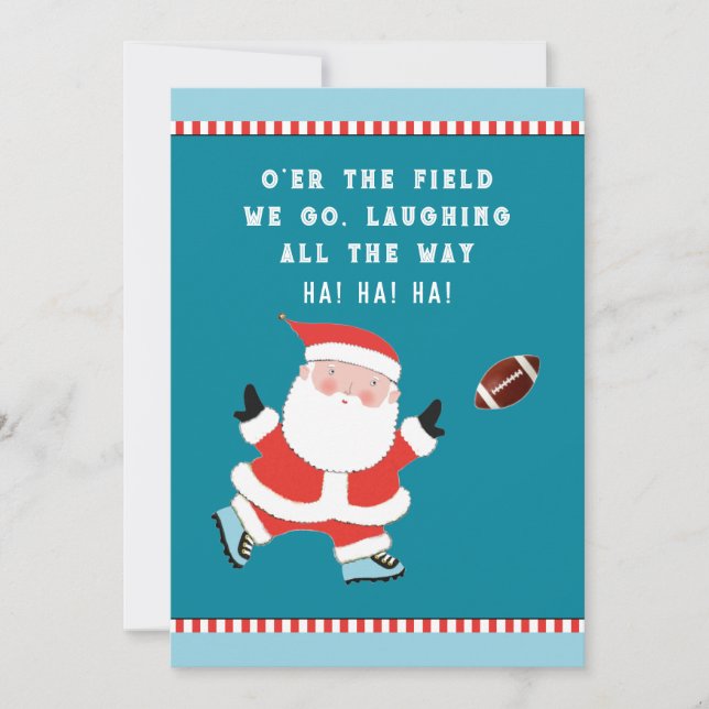 Tarjetas de Navidad de Fútbol (Anverso)