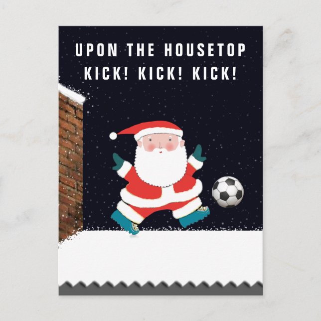 Tarjetas de Navidad de fútbol (Anverso)
